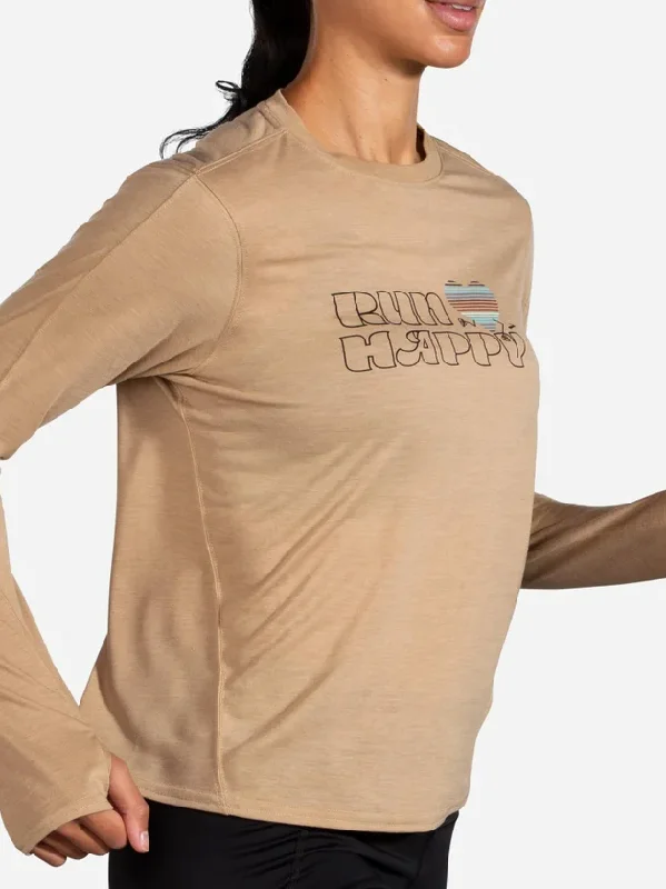 Women's Brooks Distance Graphic Long Sleeve