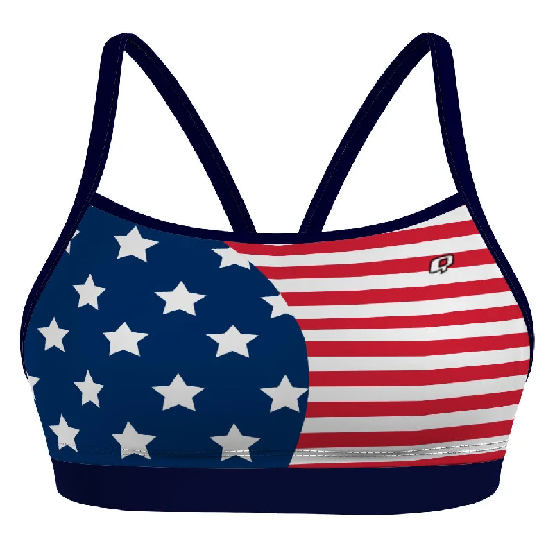 Stars and strips Classic Sports Bikini Top