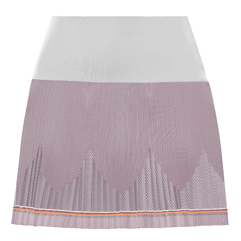 196044-675 | PLEATED SKIRT-14.5" | LIGHT QUARTZ