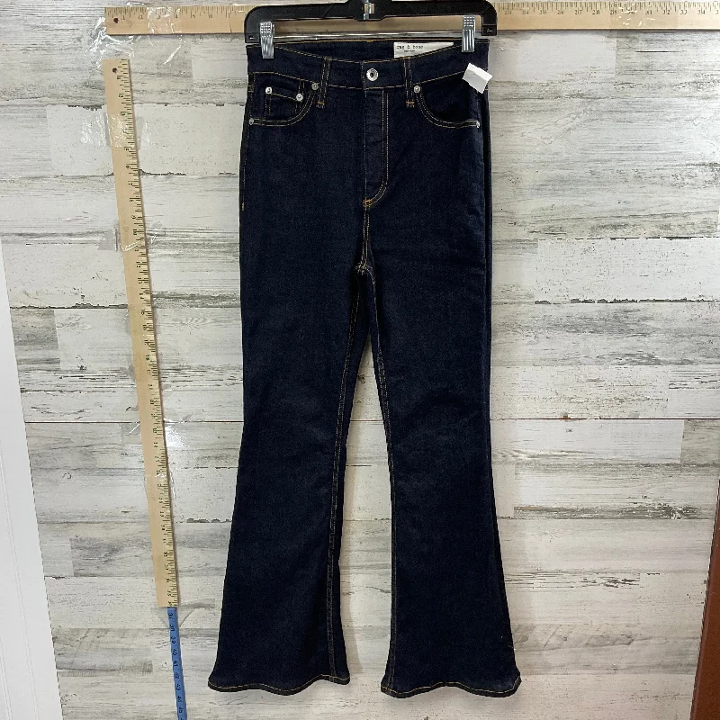 Blue Denim Jeans Flared Rag & Bones Jeans, Size 2