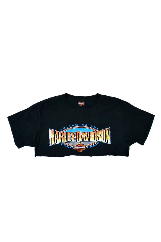 Harley Davidson Motor Cycles - Cut Off Vintage Tee