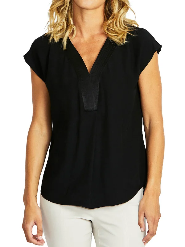 PINGPONG HELEN SLINKY V NECK TOP