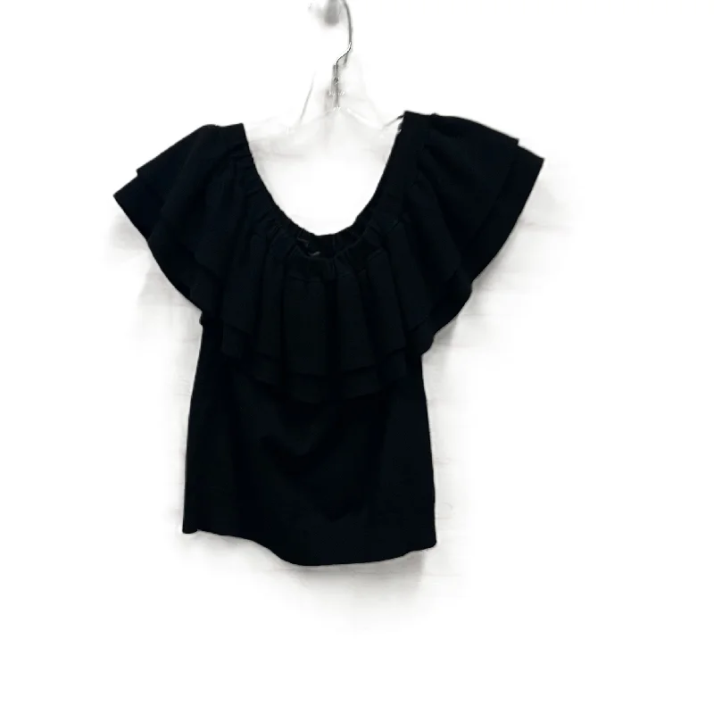 Top Short Sleeve By J. Crew In Black, Size: S