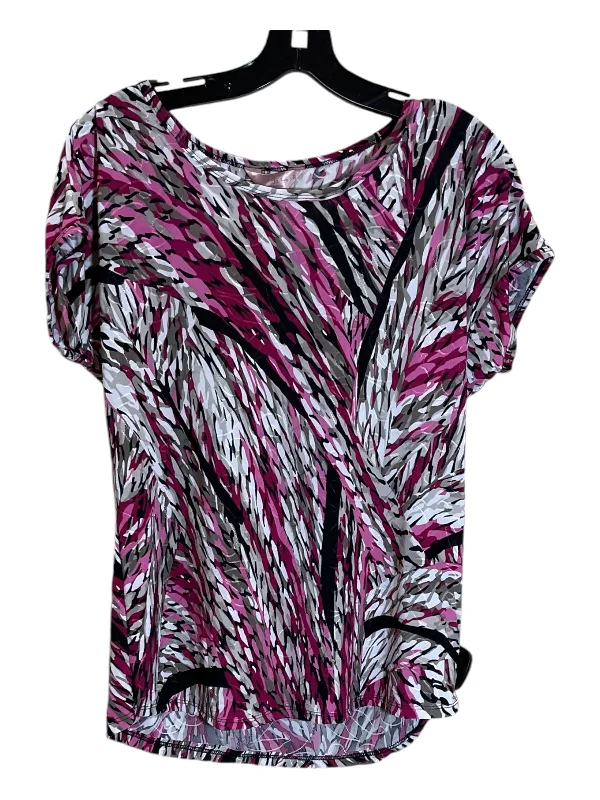 Top Short Sleeve By Sjs In Multi-colored, Size: S