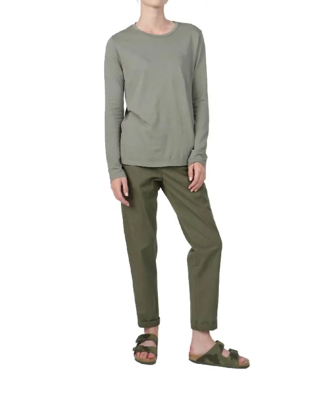 Easy Chino Pants In Army