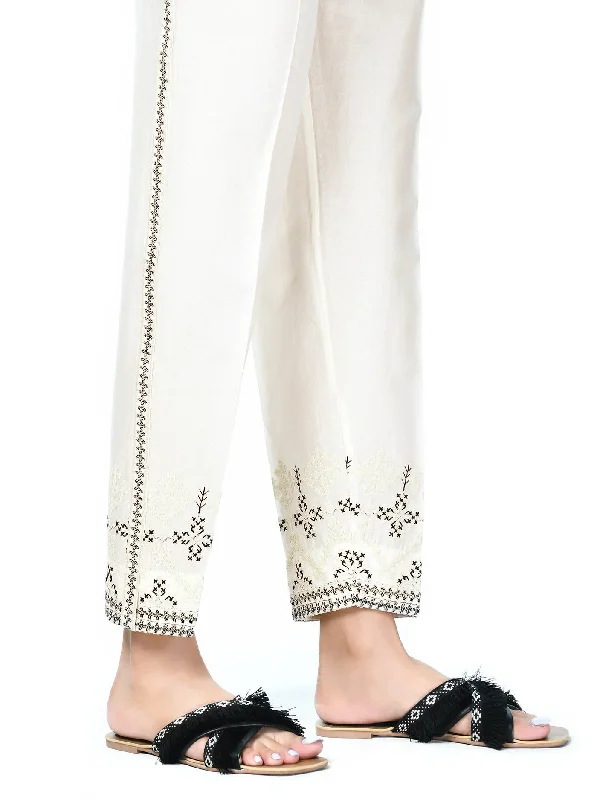 Embroidered Cambric Trouser