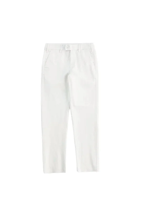 Women's Dock Fray Pant In White