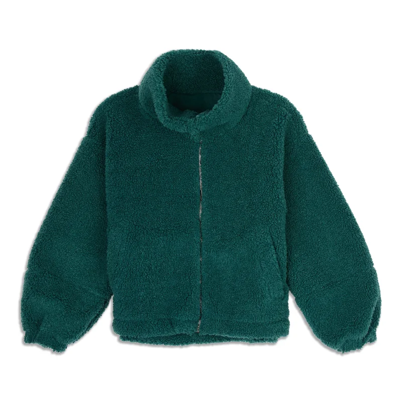 Cinchable Fleece Zip-Up - Resale