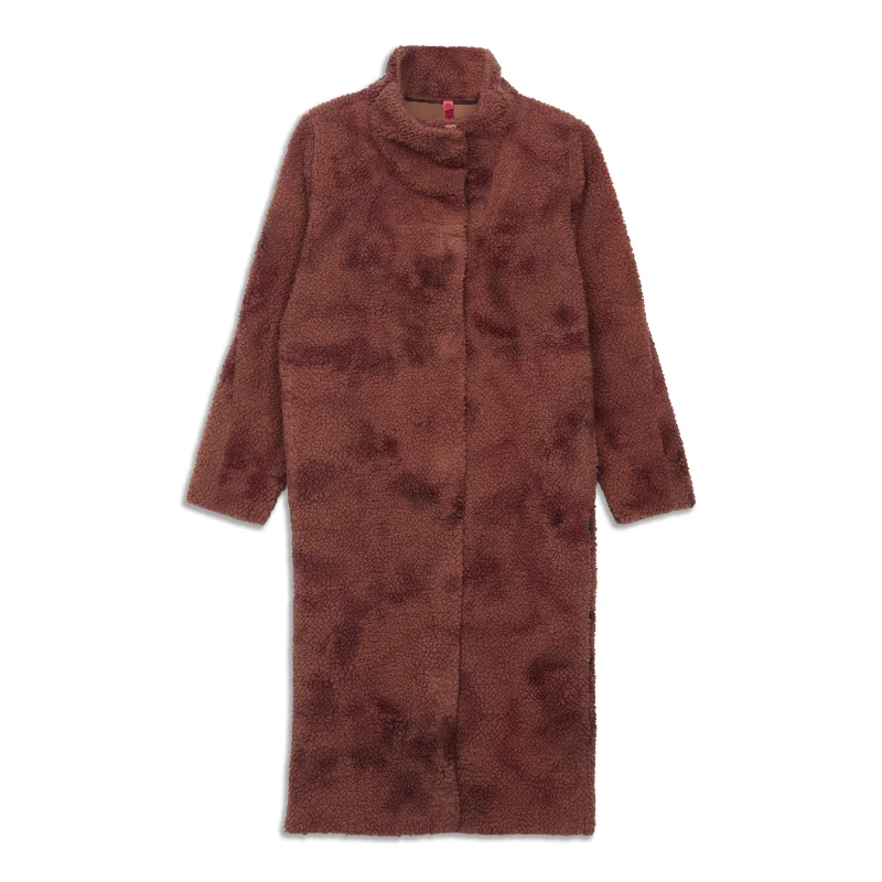 LAB Textured Fleece Coat - Resale