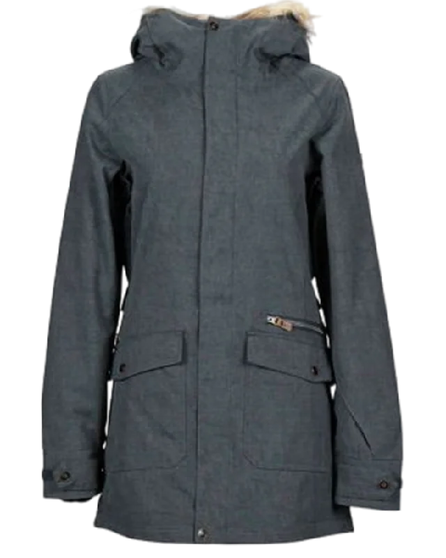 Nikita Womens Aspen Jacket - Charcoal