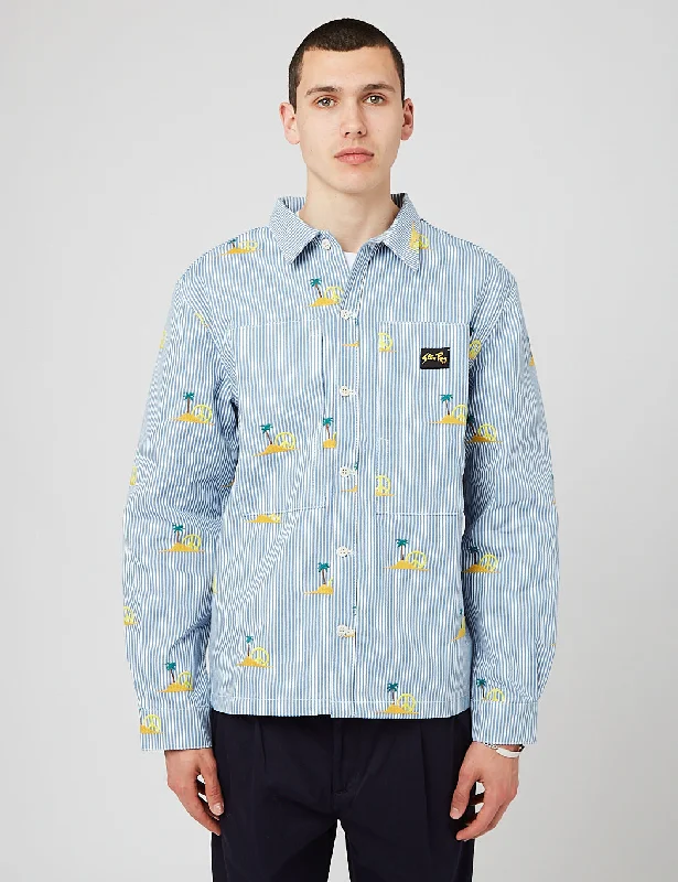 Stan Ray Prison Shirt - Blue Palm Hickory