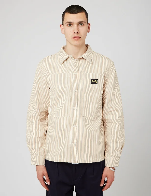 Stan Ray Prison Shirt - Khaki Hickory