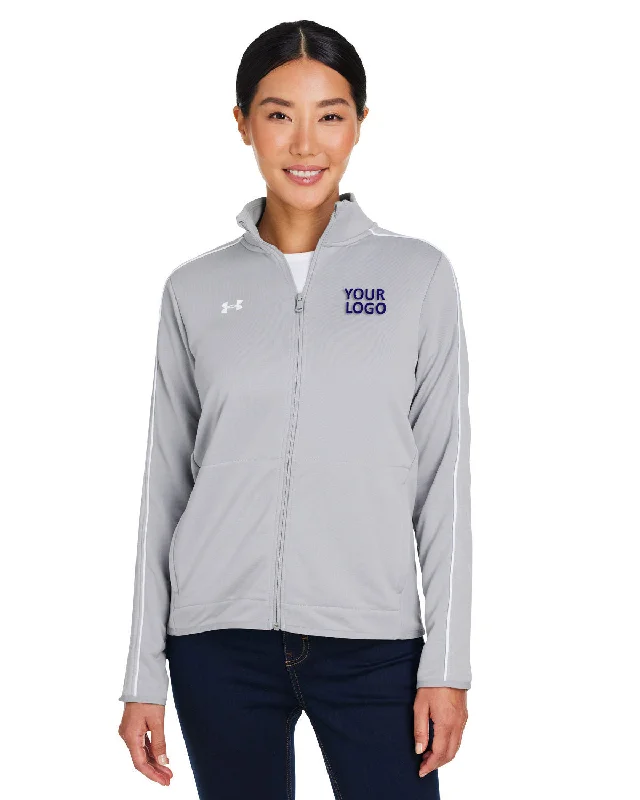 Under Armour Ladies Command 2.0 Custom Full-Zips, Medium Grey