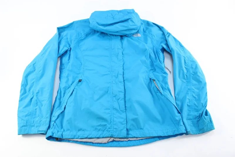 Women's The North Face Embroidered Logo Blue Zip Up Jacket