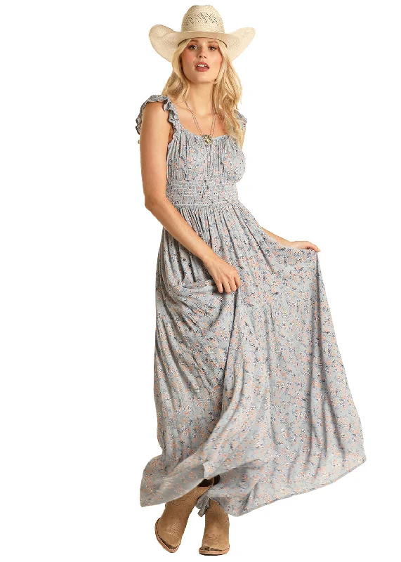 Women's Rock & Roll Cowgirl Maxi Dress #RRWRD0R17Q