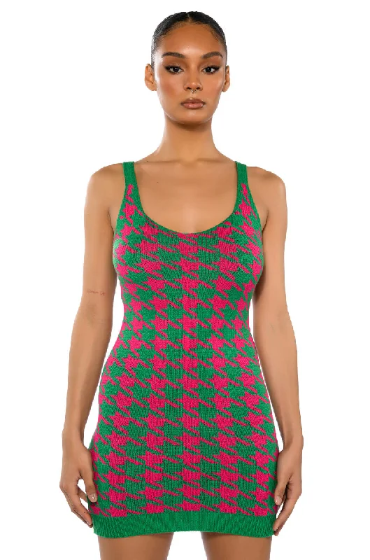 HIGHER LOVE KNIT MINI DRESS