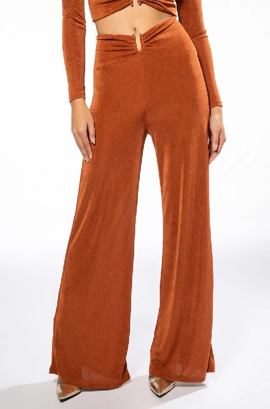 HOLD UP SLINKY PALAZZO PANT