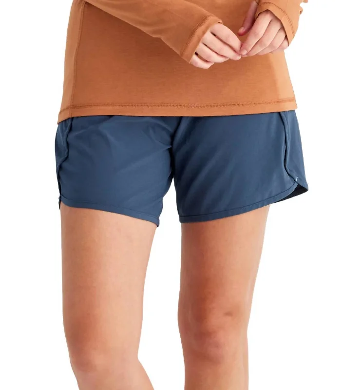 Women's Bamboo-Lined Breeze Skort In Blue Dusk Ii