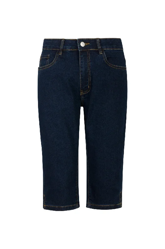 Twin Lakes Below Knee Jeans | DARK INDIGO | 6503A1