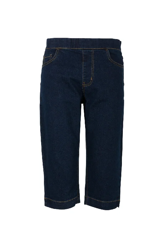 Twin Lakes Denim Below Knee Jeans | DARK INDIGO | 6505A1